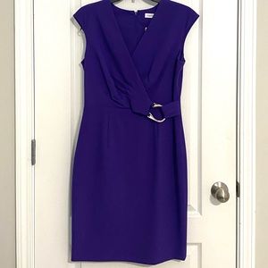 Calvin Klein Purple Dress Vintage